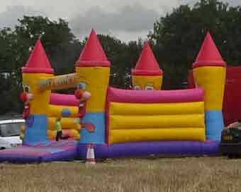 A bouncy castle